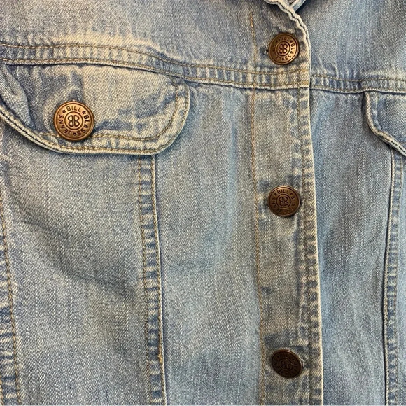 Vintage Bill Blass Jeans Denim Button Down Jacket, size L - Picture 4 of 8